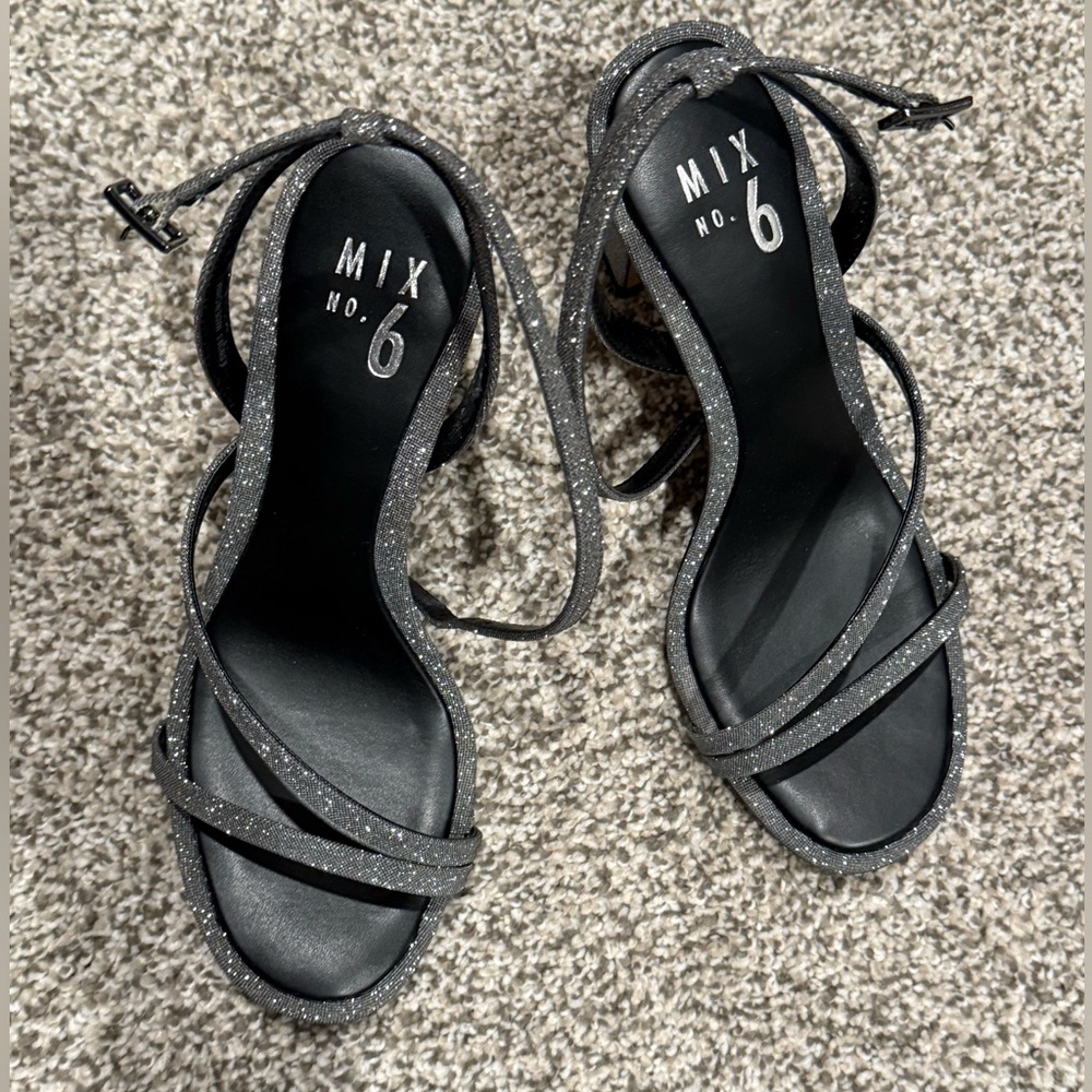 Glitter glam sandals